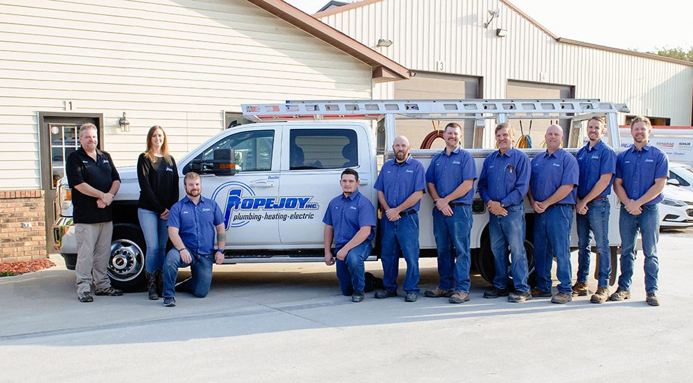 HVAC Technician Plumbing Services Team