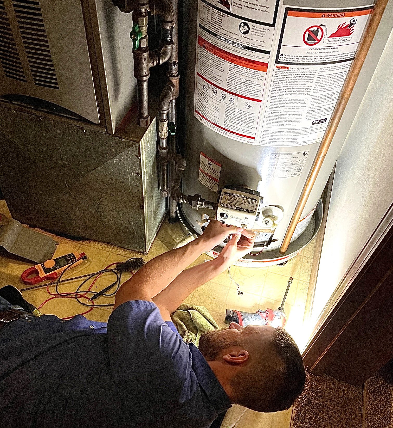 Water heater repair