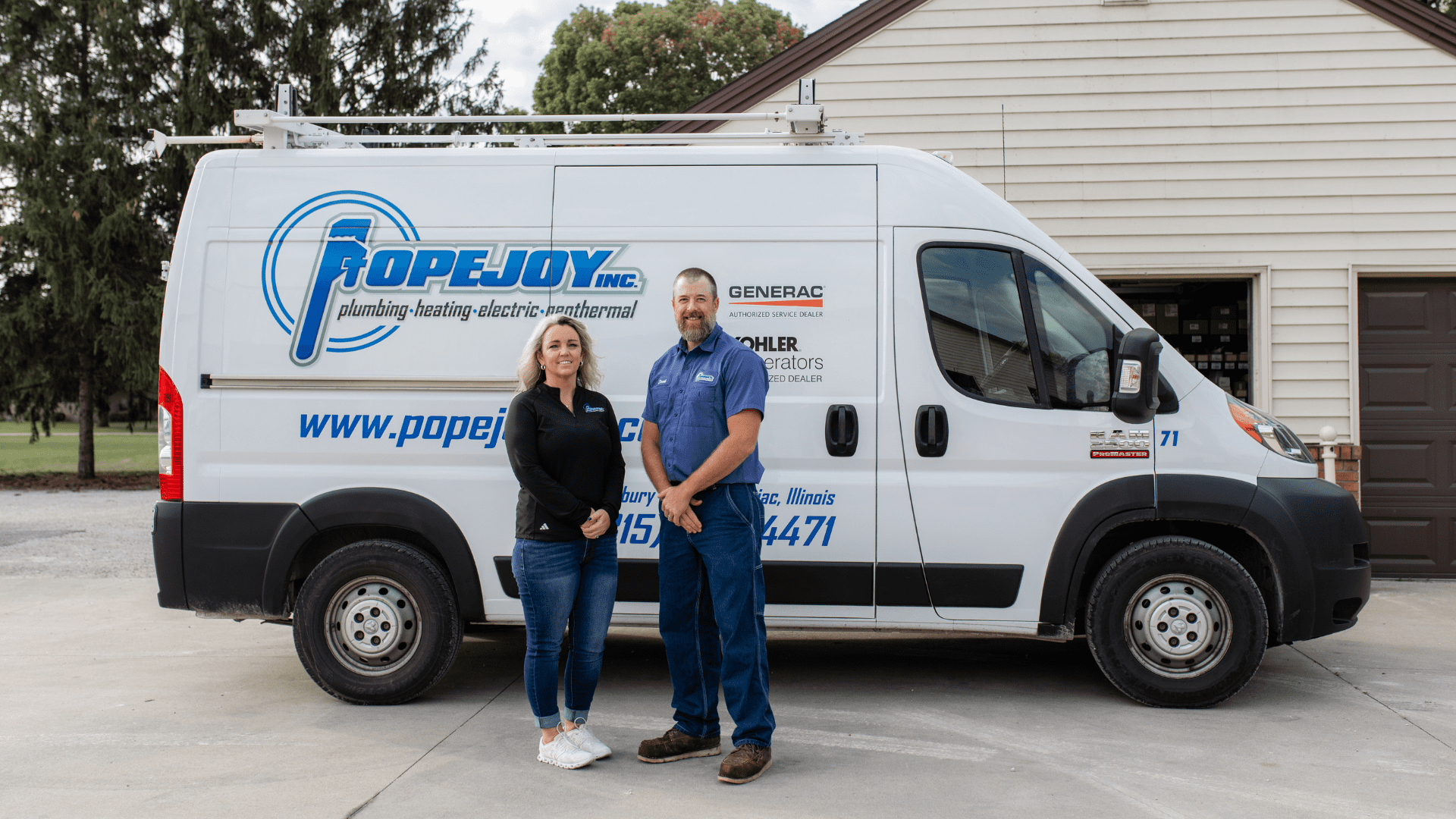 Popejoy is here to help with all of your plumbing, heating, and electric needs