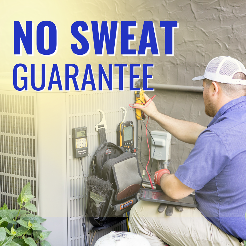 No Sweat Guarantee with Popejoy Plumbing, Heating, Electric, and Septic