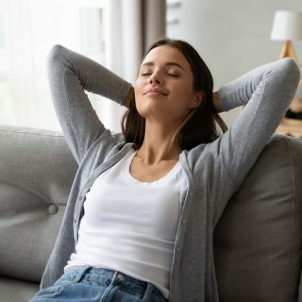 enjoying fresh air from ventilator